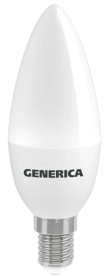 Лампа светодиодная C35 свеча 12 Вт 230 В 3000 К E14 GENERICA ИЭК