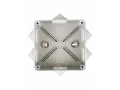 Коробка КМ41234 распаячная для о/п 100х100х50 мм IP55 (RAL7035, 6 гермовводов) ИЭК