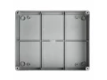 Коробка КМ41272 распаячная для открытой проводки 240х195х90 мм IP55 (RAL7035, кабельные вводы 5 шт) ИЭК