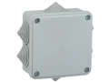 Коробка распаячная КМ для открытой проводки 100х100х45 мм IP44 6 вводов (7035) ИЭК