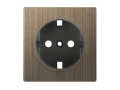 Накладка для розетки IP20 /WL12-SKGS-IP20-CP (бронзовый)