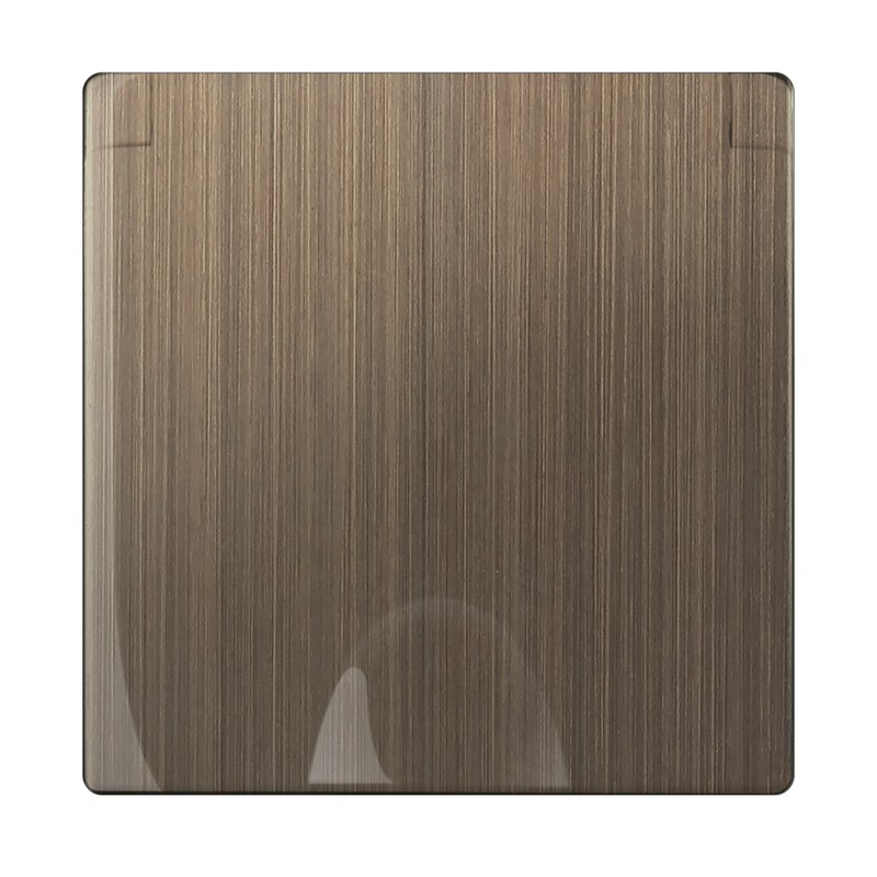 Накладка для розетки IP44 с крышкой /WL12-SKGSC-IP44-CP (бронзовый)