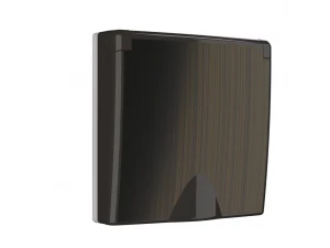 Накладка для розетки IP44 с крышкой /WL12-SKGSC-IP44-CP (бронзовый)