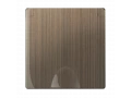 Накладка для розетки IP44 с крышкой /WL12-SKGSC-IP44-CP (бронзовый)
