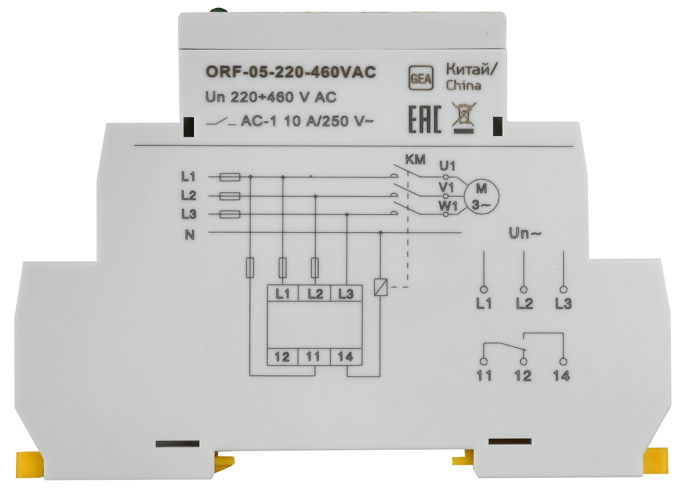 Реле фаз ORF 05. 3ф 220-460 В AC ИЭК