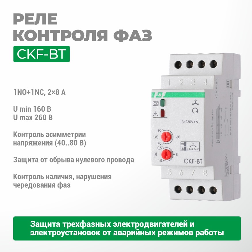 Автомат защиты электродвигателей CKF-BT