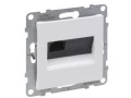 Розетка RJ45 CAT5E UTP, SUNO, белый /721150/