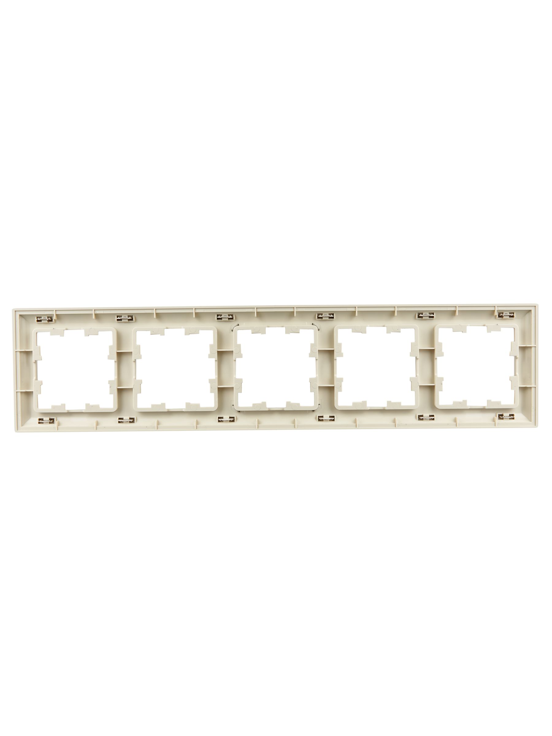 BRITE Рамка 5-местная РУ-5-Бр бежевый/шампань ИЭК