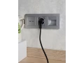 BRITE Розетка USB A+A 5В 3,1А РЮ10-1-БрА алюминий ИЭК