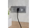 BRITE Розетка USB A+A 5В 3,1А РЮ10-1-БрА алюминий ИЭК