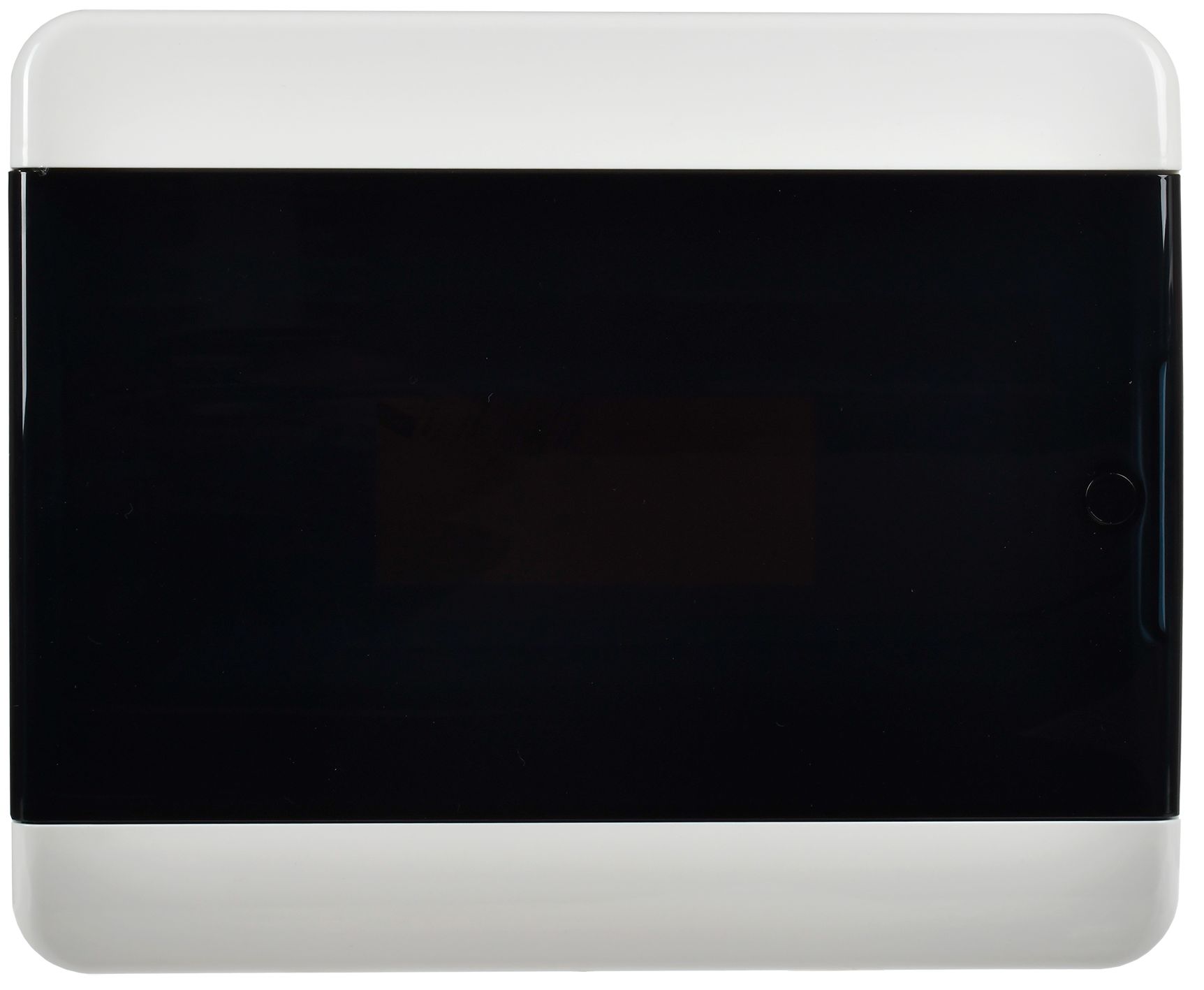 TEKFOR Корпус пластиковый ЩРН-П-12 IP41 черная прозрачная дверь ИЭК