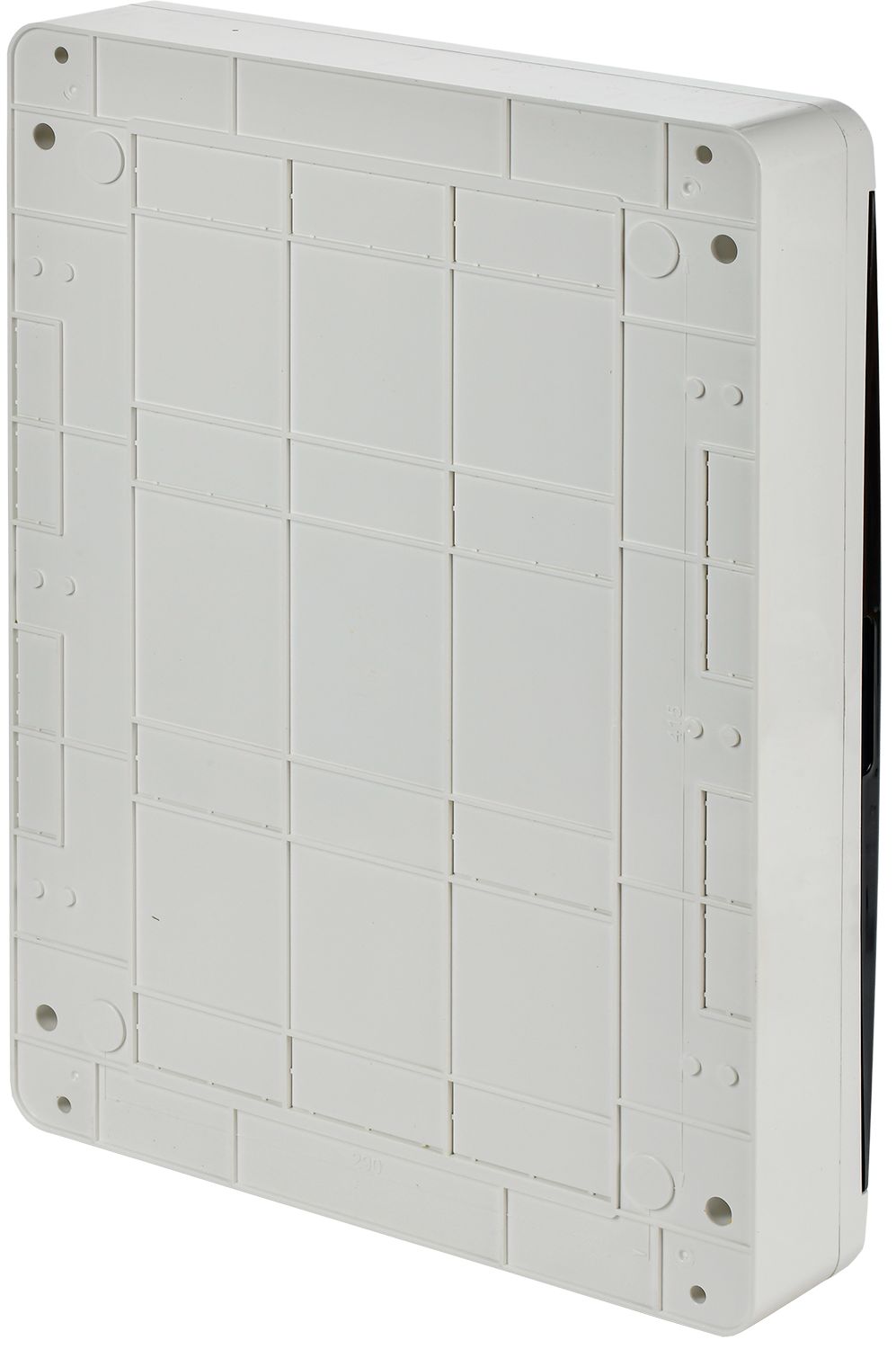 TEKFOR Корпус пластиковый ЩРН-П-54 IP41 черная прозрачная дверь ИЭК