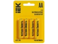 Батарейка щелочная Alkaline LR06/AA (4шт/блистер) ИЭК