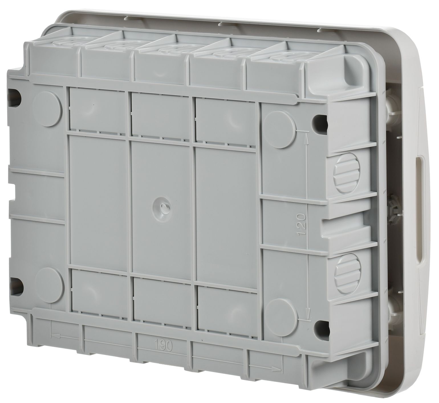 TEKFOR Корпус пластиковый ЩРВ-П-12 IP41 белая дверь ИЭК