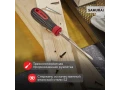Отвертка шлицевая SL6х125мм, трехкомпонентная рукоятка, сталь S2 REXANT 12-4723-1