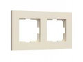 Рамка на 2 поста Slab (айвори матовый) /W0022962