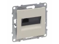 Розетка RJ45 CAT5E UTP, SUNO, слоновая кость /721250/