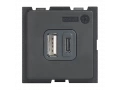Зарядное устройство USB Стандарт A-С 3000мА 2 модуля LN /K4287C2/