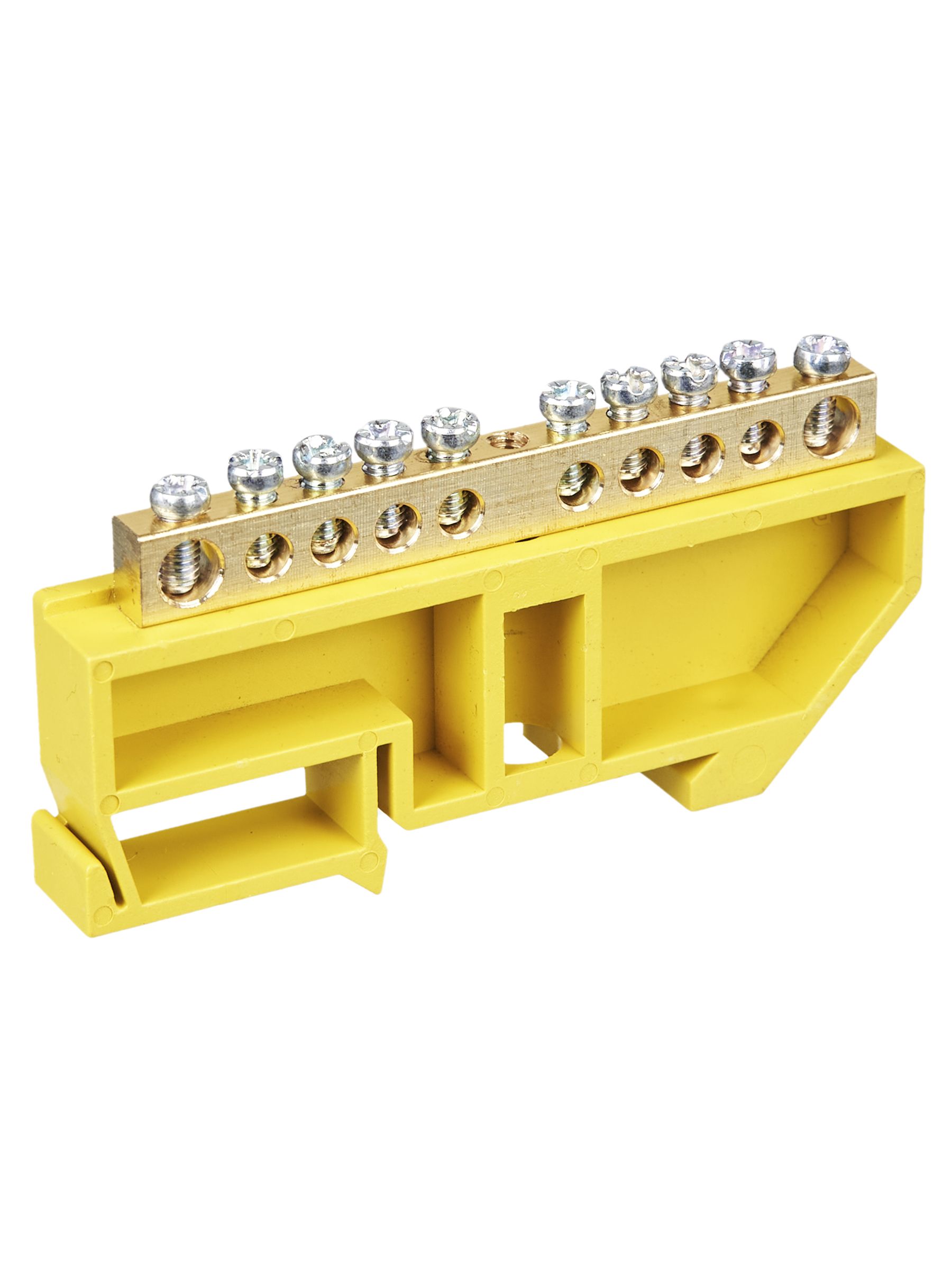 Шина PE земля на DIN-изоляторе ШНИ-6х9-10-Д-Ж ИЭК