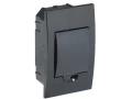 Корпус пластиковый ЩРВ-П-4 модулей встраиваемый черный IP41 ИЭК