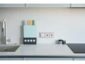 BRITE Рамка 3 -местная РУ-3-2-Бр стекло розовый матовый ИЭК