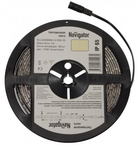 Лента СД NLS-3528R60-4.8-IP65-12V R5 71 406 Navigator