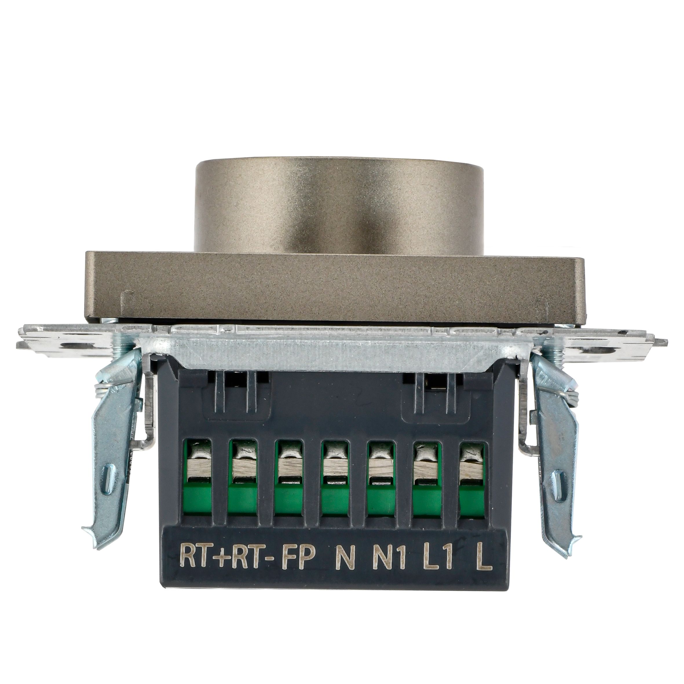 BRITE Термостат электронный с индикацией ТС10-1-БрШ шампань ИЭК