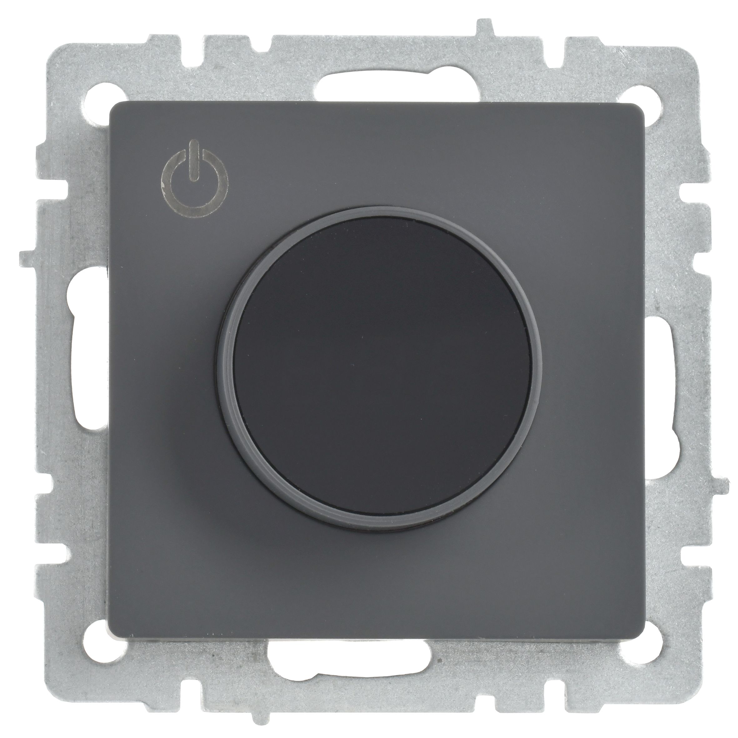 BRITE Термостат электронный с индикацией ТС10-1-БрГ графит ИЭК