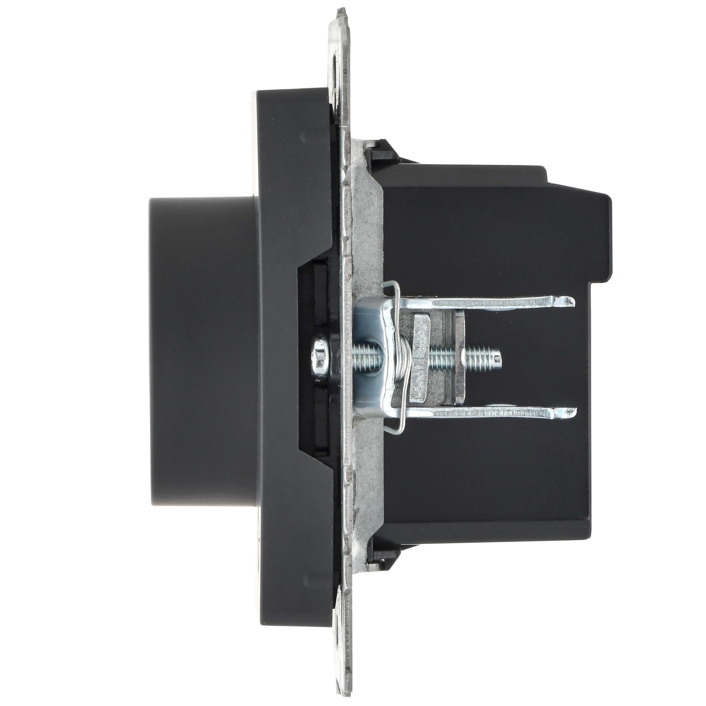 BRITE Термостат электронный с индикацией ТС10-1-БрГ графит ИЭК