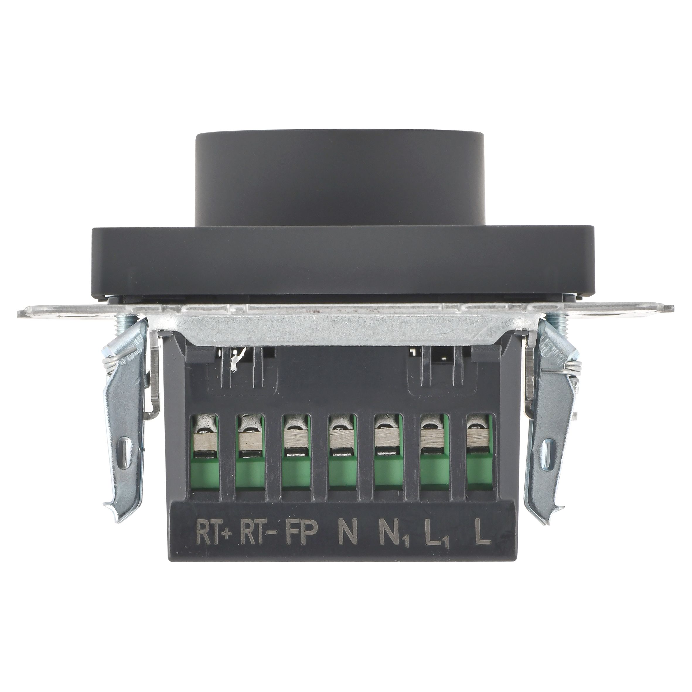 BRITE Термостат электронный с индикацией ТС10-1-БрГ графит ИЭК