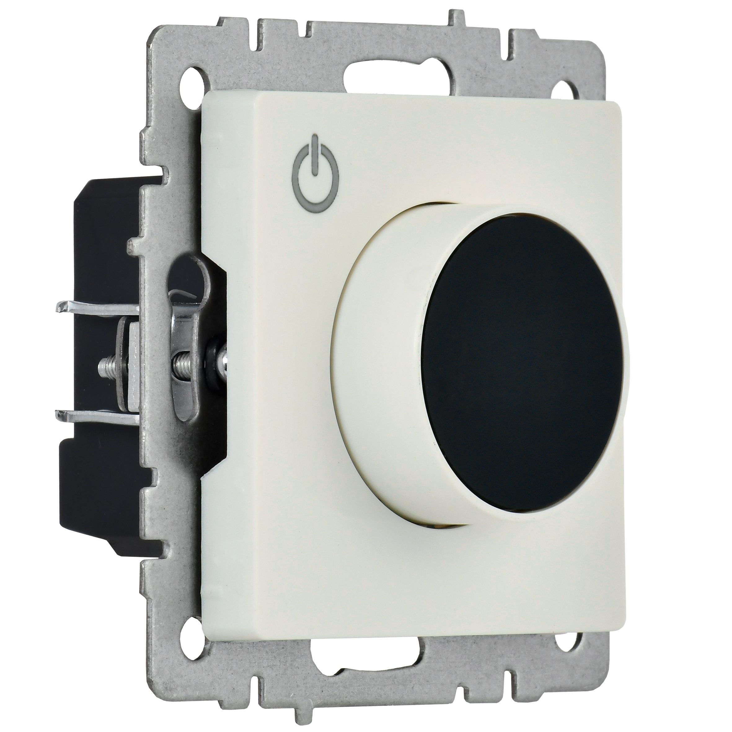 BRITE Термостат электронный с индикацией ТС10-1-БрЖ жемчуг ИЭК