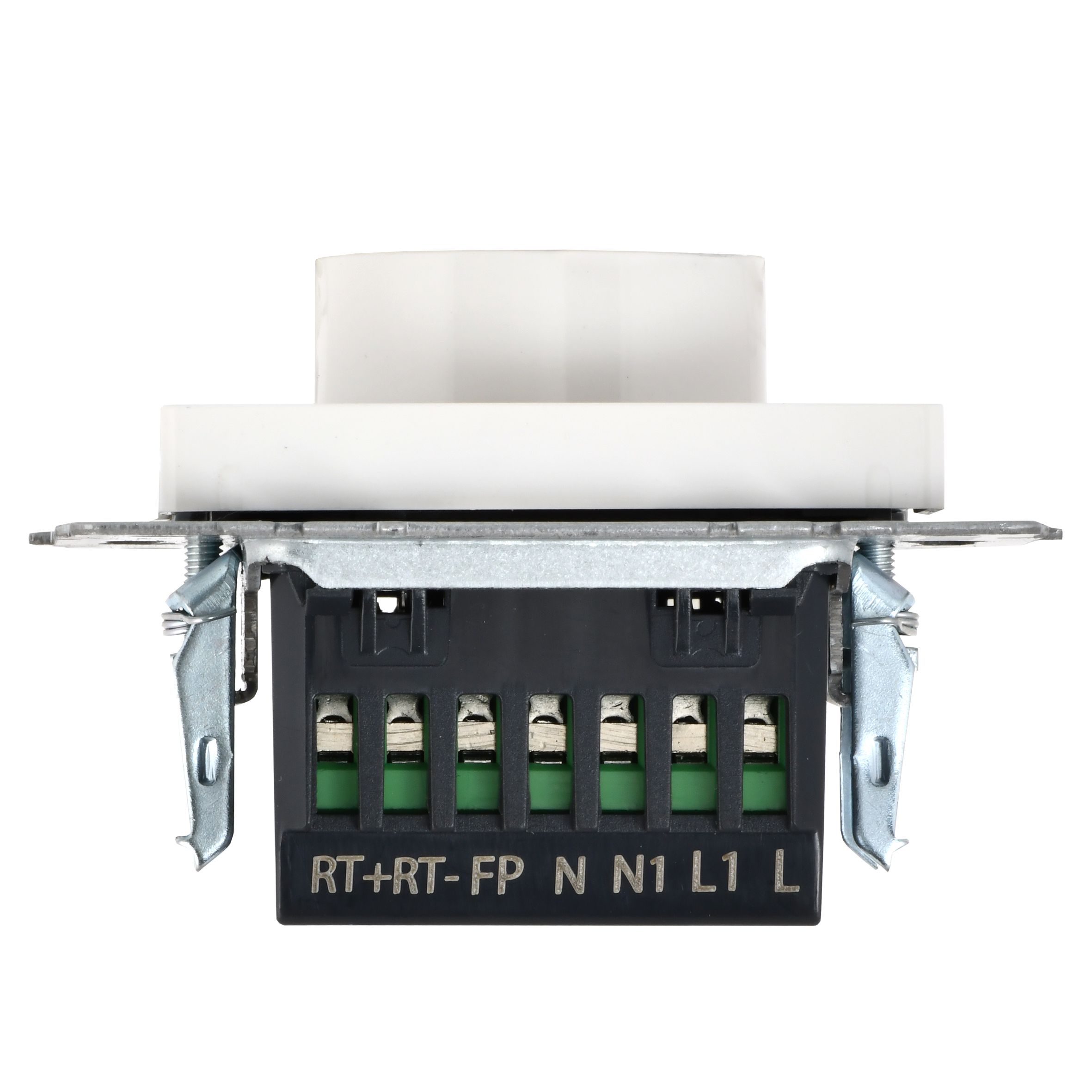 BRITE Термостат электронный с индикацией ТС10-1-БрЖ жемчуг ИЭК