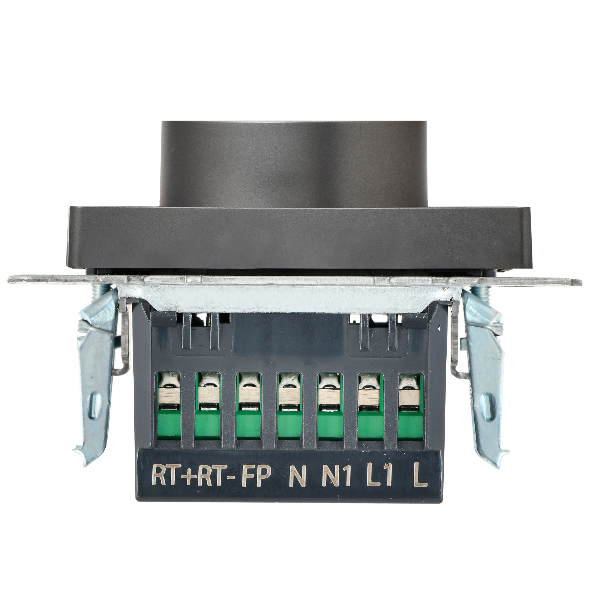 BRITE Термостат электронный с индикацией ТС10-1-БрС сталь ИЭК