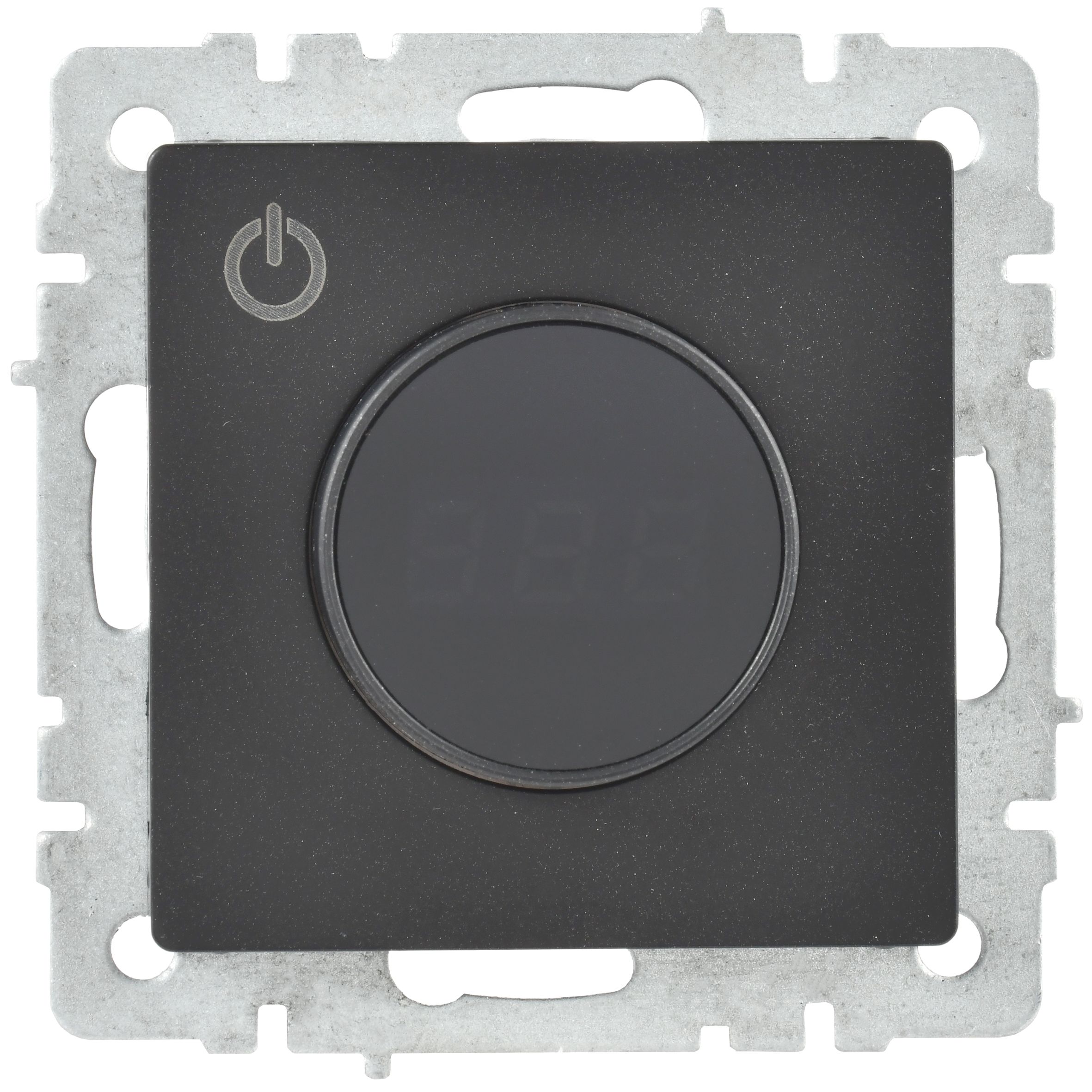 BRITE Термостат электронный с индикацией ТС10-1-БрЧ черный ИЭК