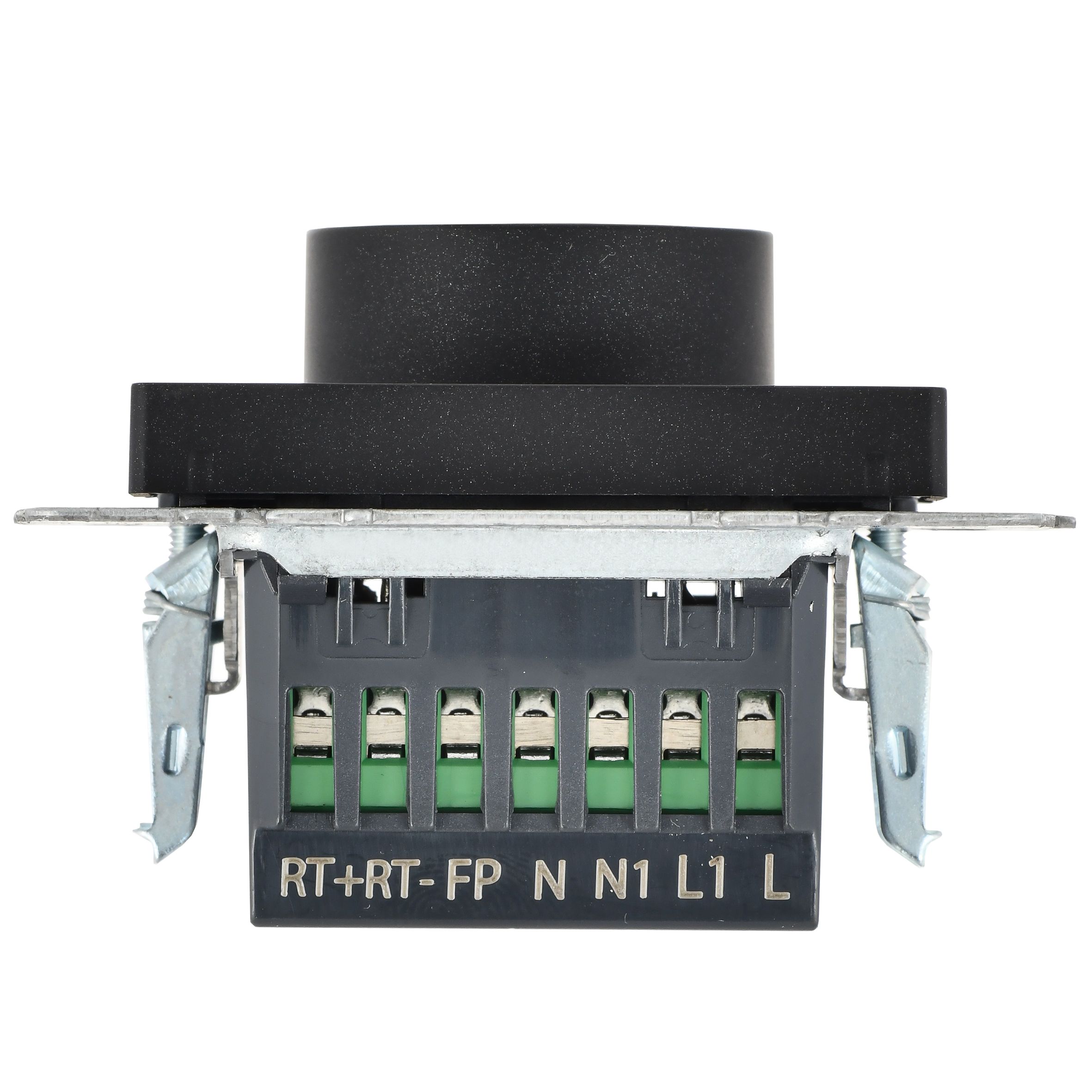 BRITE Термостат электронный с индикацией ТС10-1-БрЧ черный ИЭК