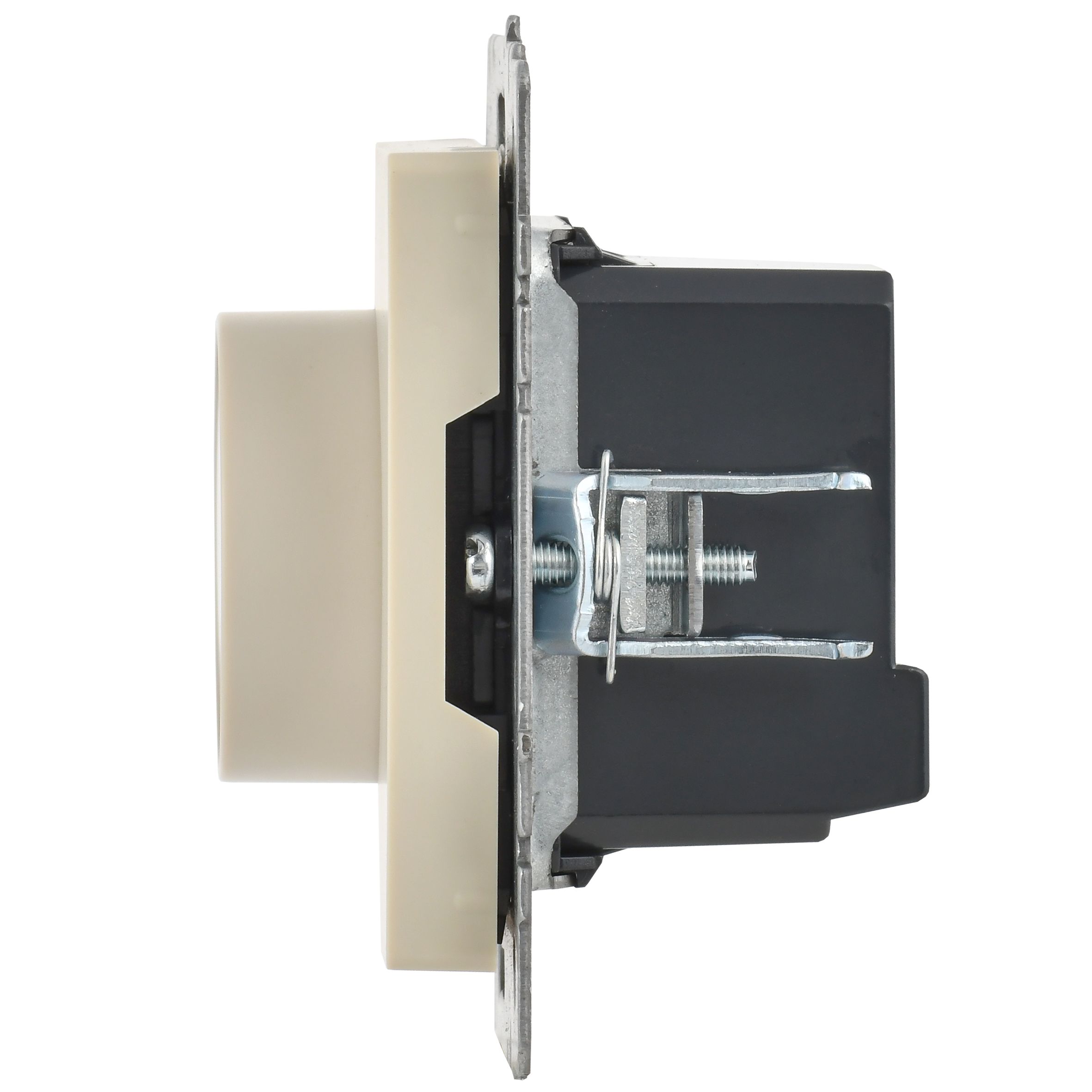 BRITE Термостат электронный с индикацией ТС10-1-БрКр бежевый ИЭК