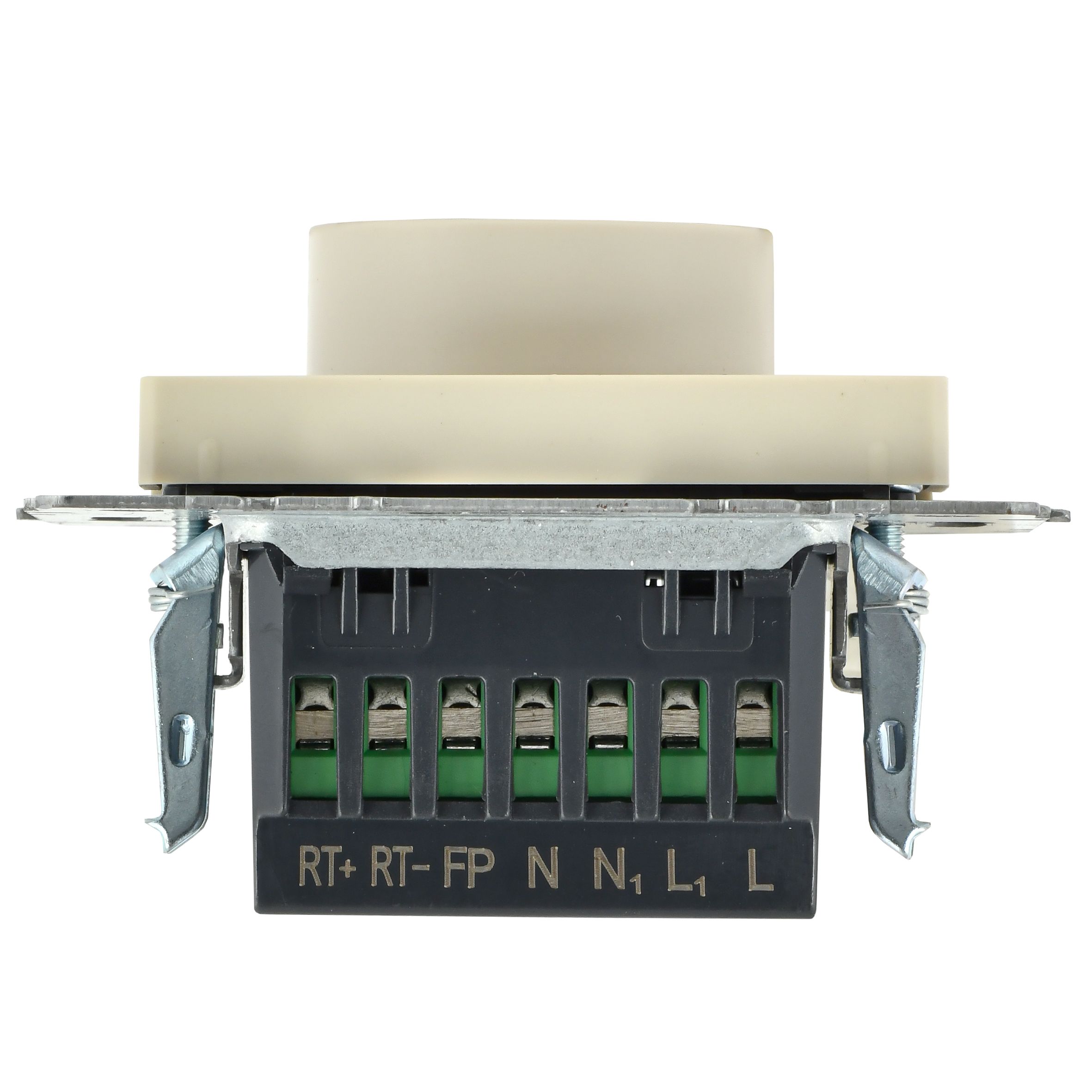 BRITE Термостат электронный с индикацией ТС10-1-БрКр бежевый ИЭК