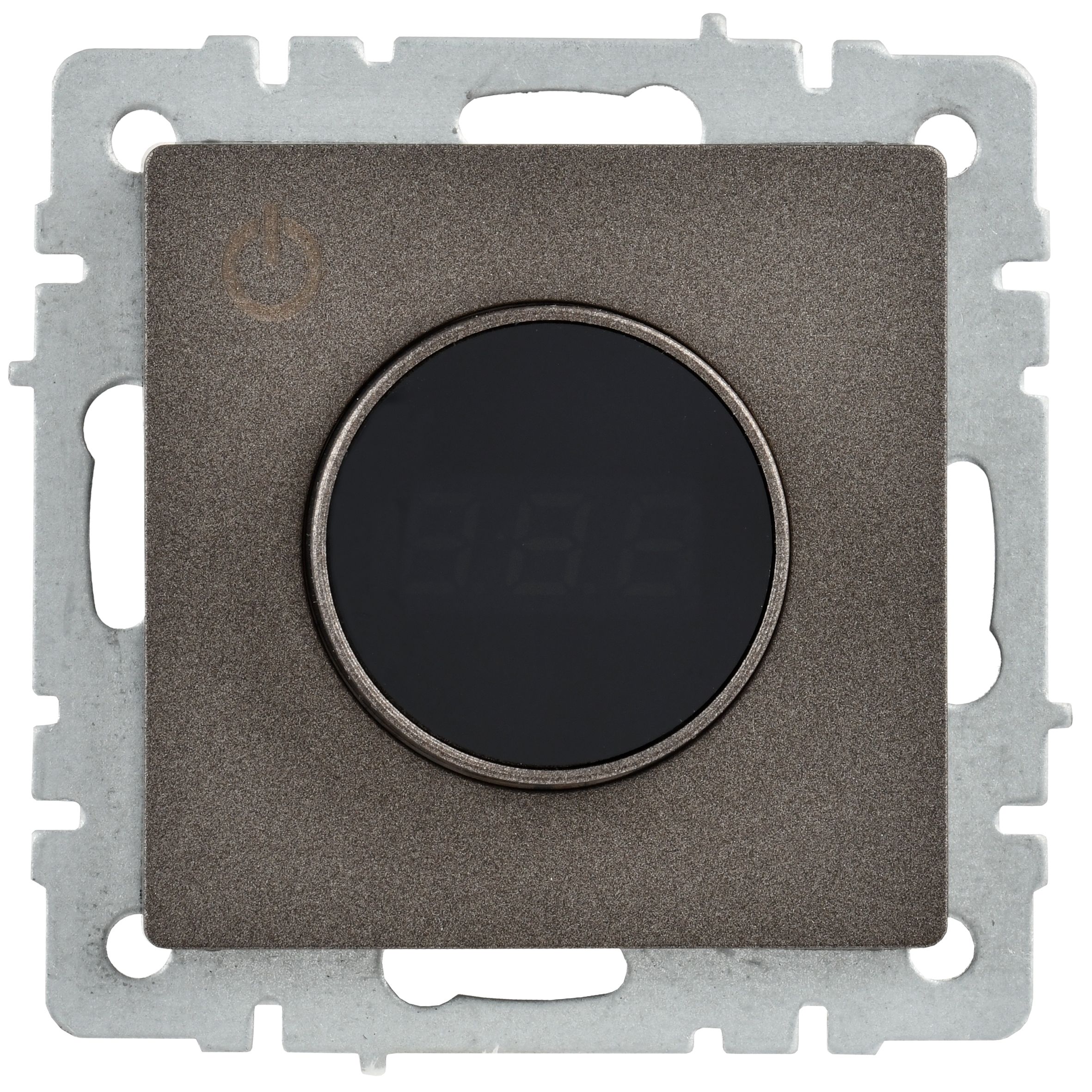 BRITE Термостат электронный с индикацией ТС10-1-БрТБ темная бронза ИЭК