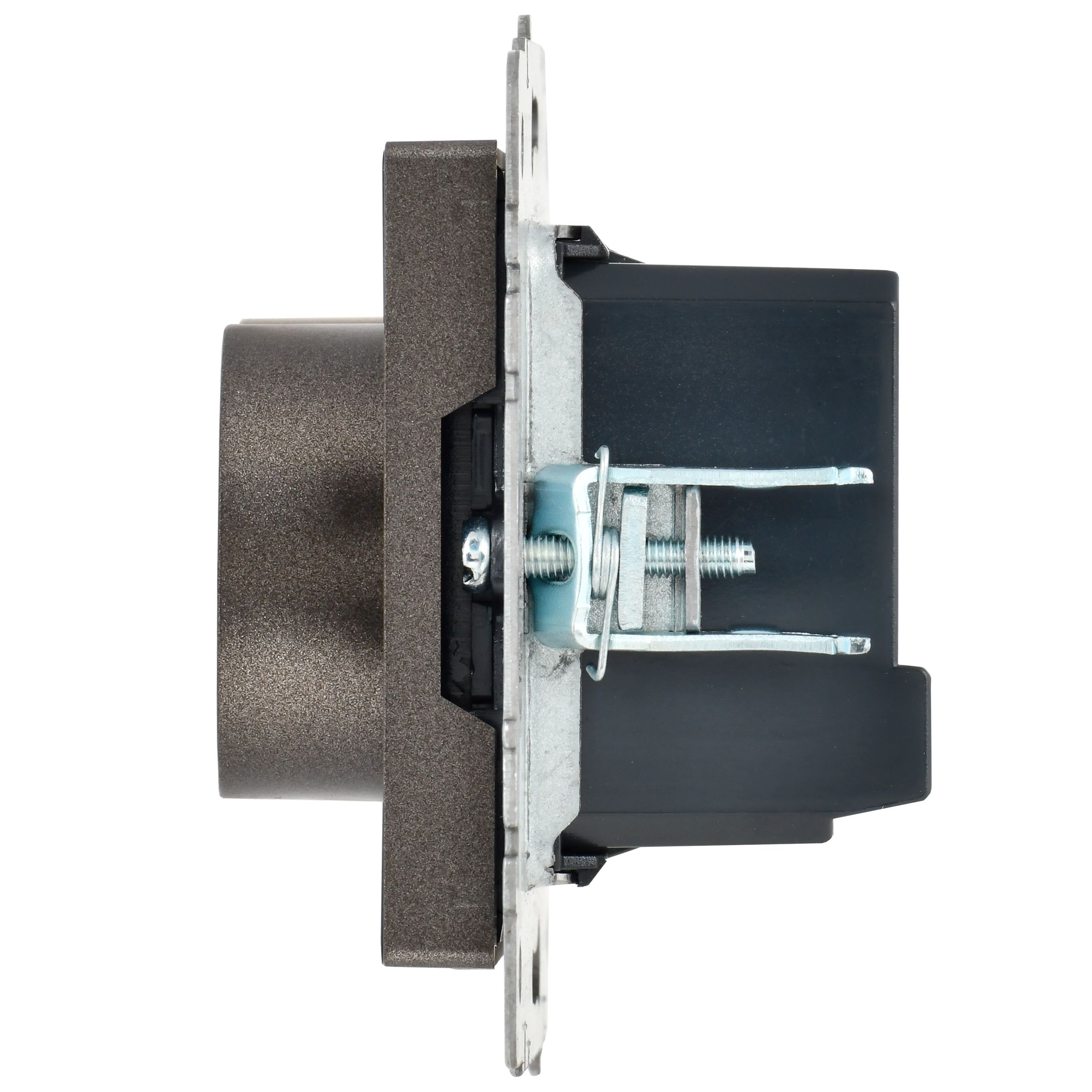 BRITE Термостат электронный с индикацией ТС10-1-БрТБ темная бронза ИЭК