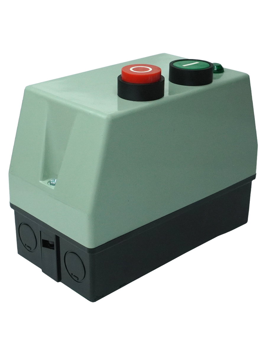 ПМЛ-1230 УХЛ4 Б 380В/50Гц 1з 10А нерев+РТЛ-1014-2 7-10А в корпусе IP54 ПУСК+СТОП и сигнальная лампа (ЭТ)