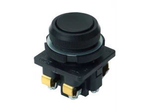КЕ-011 У3 исп.2, черный, 1з+1р, цилиндр, IP40, 10А, 660В, выключатель кнопочный (ЭТ)