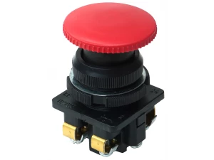 КЕ-021 У3 исп.2, красный, 1з+1р, гриб без фиксации, IP40, 10А, 660В, выключатель кнопочный (ЭТ)