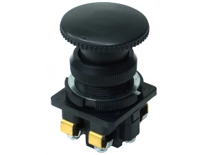 КЕ-021 У3 исп.2, черный, 1з+1р, гриб без фиксации, IP40, 10А, 660В, выключатель кнопочный (ЭТ)
