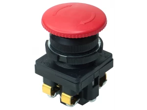 КЕ-131 У3 исп.2, красный, 1з+1р, гриб с фиксацией, IP40, 10А, 660В, выключатель кнопочный (ЭТ)