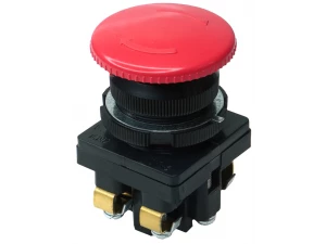 КЕ-141 У2 исп.2, красный, 1з+1р, гриб с фиксацией, IP54, 10А, 660В, выключатель кнопочный (ЭТ)