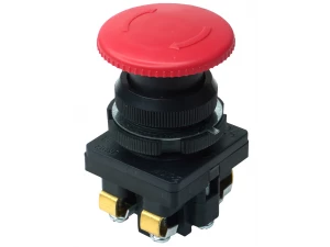 КЕ-201 У2 исп.2, красный, 1з+1р, гриб с фиксацией, IP54, 10А, 660В, выключатель кнопочный (ЭТ)
