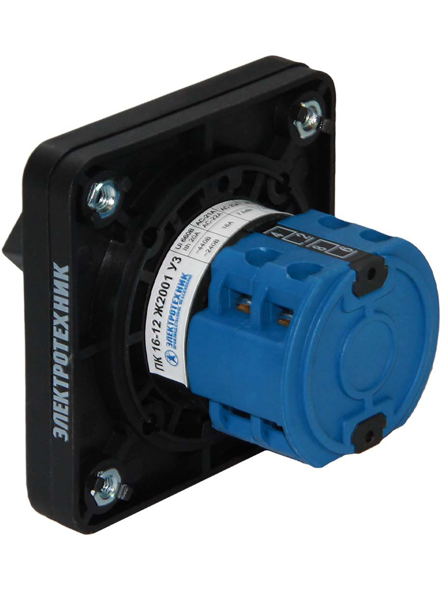 Переключатель кулачковый ПК 16-12 Ж2001У3, 55х55, (ЭТ)