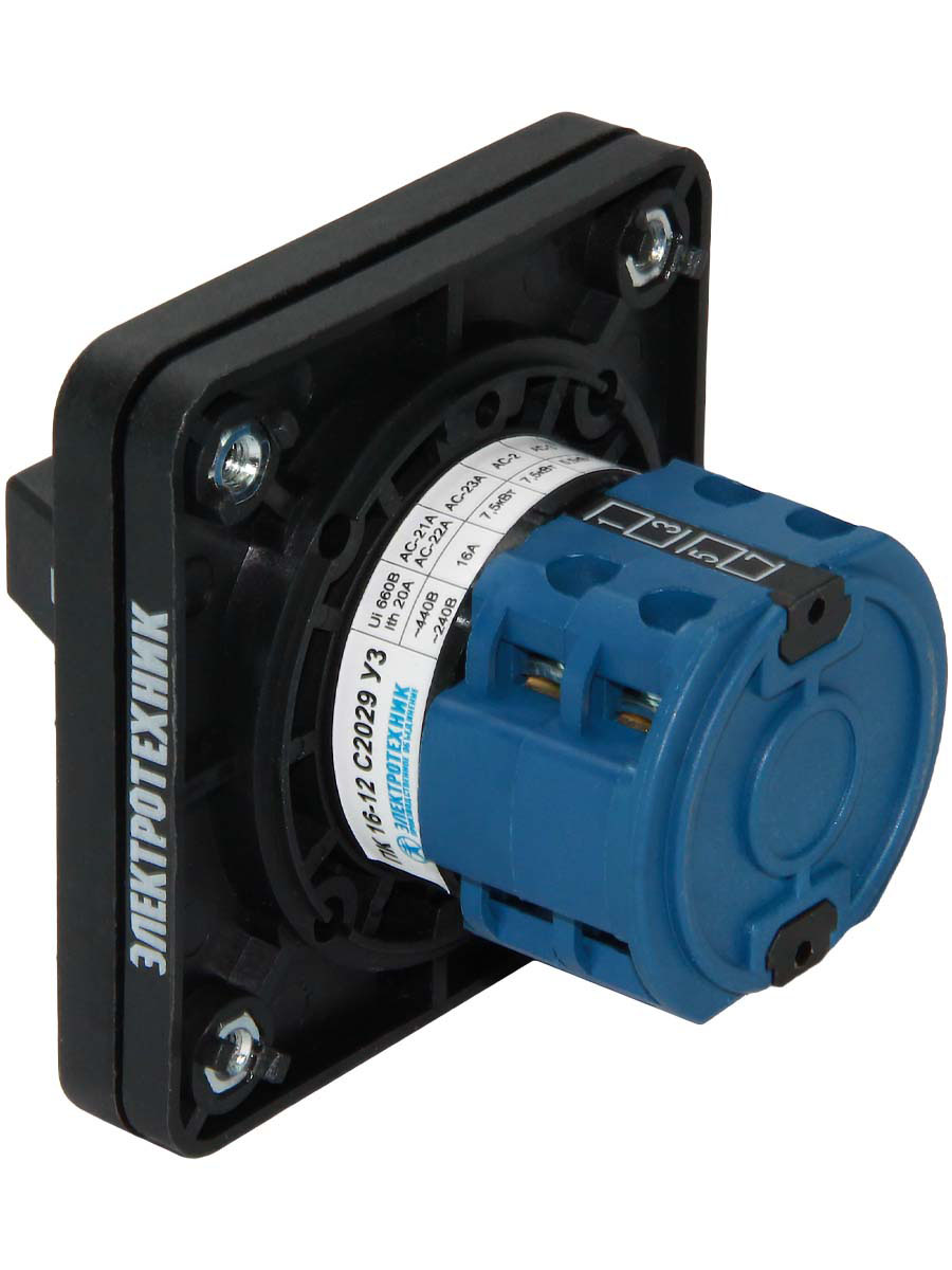 Переключатель кулачковый ПК 16-12 С2029У3, 55х55, (ЭТ)