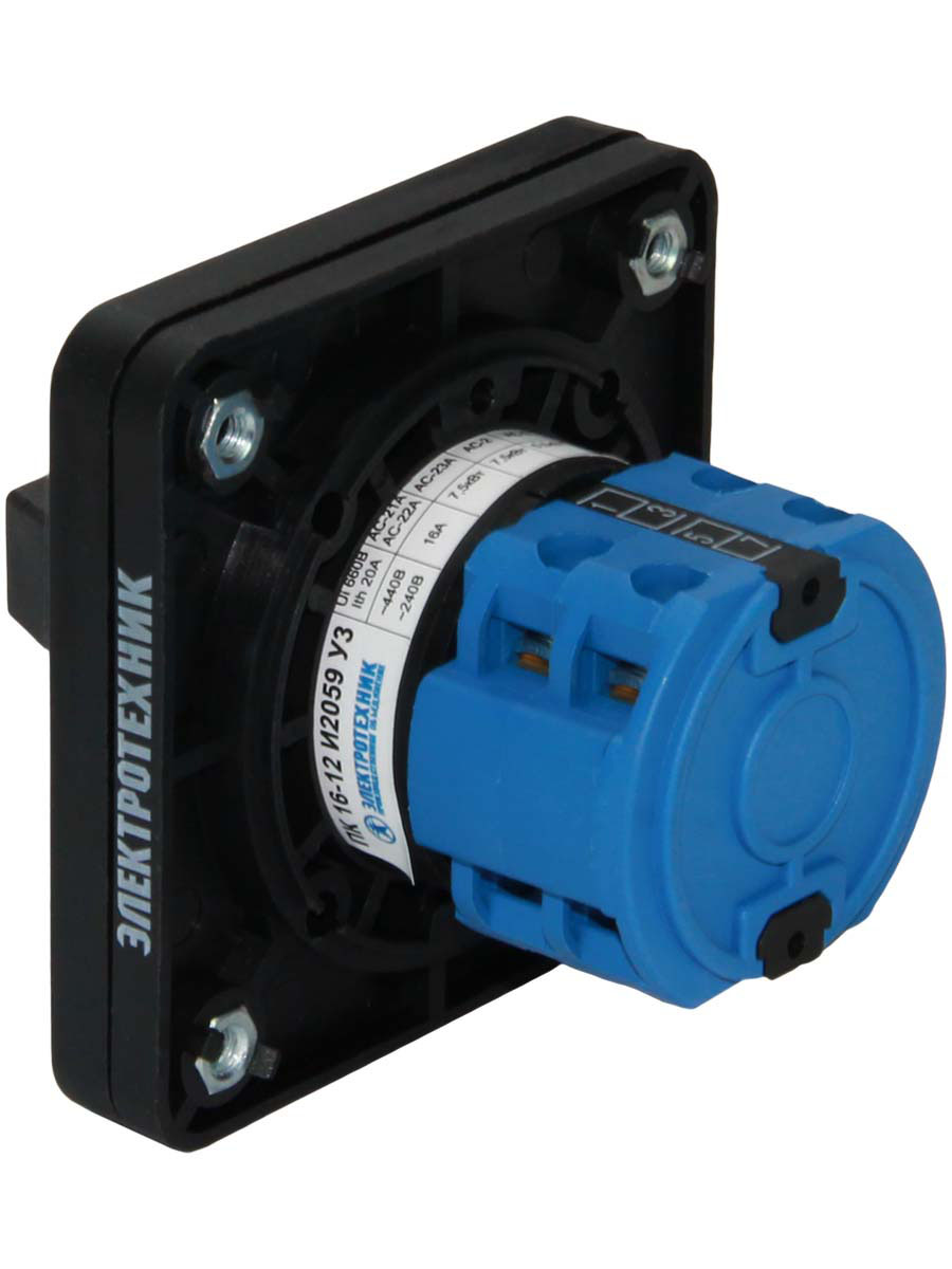 Переключатель кулачковый ПК 16-12 И2059У2, 55х55, (ЭТ)