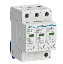 Ограничитель импульсных перенапрежений NXU-I+II 3P In=25kA Uc=385B Im=50kA (R) (CHINT) 308601